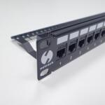 NETRACK Patch panel Keystone 19" 24 porturi, UTP cat. 6 (104-71) - vexio