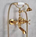 Balneum Arany - Bronz Antik Kádtöltő és Zuhany csaptelep (BL-PM23)