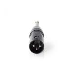 Nedis XLR monó dugó - 6.35 Jack dugó adapter (COTP15942BK) (COTP15942BK)