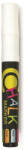 FlexOffice Krétamarker, 2, 5 mm, FLEXOFFICE Chalkmarker, fehér (FOCM01F) (FO-CM01W)