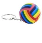 PRIDE Szivárványos labda kulcstartó