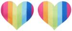 PRIDE Rainbow Heart mellbimbó tapasz - sex-shop