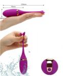  Private-távirányítós, akkus szilikon golyó-10func. Lila