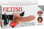 Pipedream Vibrating Hollow Strap-On with Balls-18cm - szexshop