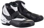 Alpinestars SMX-1 R VENTED, fekete/fehér, perforált bélés, 2025, 44-es méret (M130-421-44)