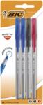 BIC Pix Round Stic Exact, 0.7 mm, diverse culori, blister 4 buc/set BIC 932858 (932858)