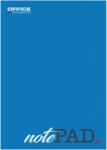 Office Products Blocnotes A5, 100 file - 60gsm, lipit pe latura mica, coperta albastra, Office Products - matematica (OF-16040025-99) - vexio