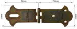 P&P Balama Cu Inel Lacat Pentru Cufere 76x50mm (0003-80)