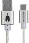 Spartan Gear Кабел Spartan Gear, от USB A(м) към USB C(м), 2m, бял