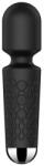 STD Vibrator Masaj Luna Small 20 Moduri Vibratii+8 Intensitati de Viteza, USB, Silicon, Negru, 15 cm Vibrator