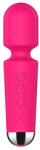 STD Vibrator Masaj Luna Small 20 Moduri Vibratii+8 Intensitati de Viteza, USB, Silicon, Roz, 15 cm Vibrator