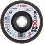 Bosch X-LOCK Flip csiszolókorongok BfM Ø 125 mm, G 80, X571, hajlított változat, műanyag 2608621769 (2608621769)