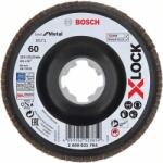 Bosch X-LOCK Flip csiszolókorongok BfM Ø 115 mm, G 60, X571, hajlított változat, műanyag 2608621764 (2608621764)