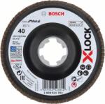 Bosch X-LOCK Flip csiszolókorongok BfM Ø 115 mm, G 40, X571, hajlított változat, műanyag 2608621763 (2608621763)