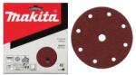 Makita csiszolópapír tépőzáras 150 mm 9 lyuk K240, 10 db P-31996 (P-31996)