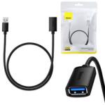 Baseus USB-A 3.0 anya - USB-A apa kábel 0.5m fekete (B00631103111-01) (B00631103111-01) (B00631103111-01)