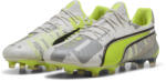 PUMA King Ultimate Forever FG/AG férfi futballcipő 43 szürke|zöld