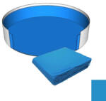 Lagoon Medence Belső Fólia Kör Alakú Fémfalú Medencéhez D3.5x1.2m - 0.40mm Vastag Kék PVC Belsőburkolat, UV-álló és Tartós Kivitel
