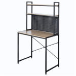 Intenso Compact íróasztal / számítógépasztal beépített polcokkal - 84 cm