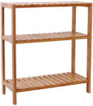 SONGMICS Bambusz Fürdőszobai Állvány 3-Szintes Természetes (EUZ-BCB33Y)