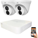 Uniview 2 dome kamerás IP kamera rendszer 4MP