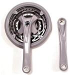  Hajtómű MTB acél 24/34/42T szürke