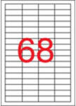 APLI Etikett, univerzális, 48, 5x16, 9 mm, APLI, 6800 etikett/csomag (LCA3128) - fapadospatron
