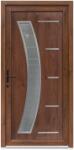 Bastion Usa intrare PVC Galia, 5 camere izolare, 980x2000 mm, deschidere stanga privit din interior, nuc