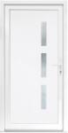 Bastion Usa intrare PVC Ileana, 5 camere izolare, 980x2000 mm, deschidere dreapta privit din interior, alb