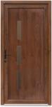 Bastion Usa intrare PVC Ileana, 5 camere izolare, 980x2000 mm, deschidere stanga privit din interior, nuc