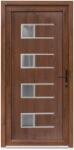 Bastion Usa intrare PVC Efraim, 5 camere izolare, 980x2000 mm, deschidere dreapta privit din interior, nuc