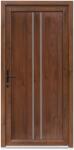 Bastion Usa intrare PVC Olivia, 5 camere izolare, 980x2000 mm, deschidere stanga privit din interior, nuc
