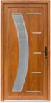 Bastion Usa intrare PVC Galia, 5 camere izolare, 980x2000 mm, deschidere dreapta privit din interior, stejar auriu
