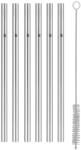 WMF Paie de băut 18 cm, set de 6 buc, cu perie, din oțel inoxidabil, WMF (WM608976040)