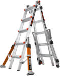 Little Giant Ladder Телескопична алуминиева стълба Little Giant Conquest 2.0 PRO M22, с обезопасителни релси, 4x5 стъпала (16332EN-018)