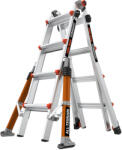 Little Giant Ladder Телескопична алуминиева стълба Little Giant Conquest 2.0 M17, 4x4 стъпала за всички терени (16337EN)