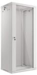Lanberg 19" 27U Falra szerelhető Rackszekrény Grey (WF01-6427-10S) - pcland