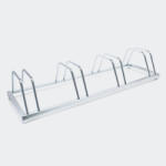 Wiltec Kerékpártároló állvány 4 kerékpár tárolására horganyzott acél falra szerelhető 124x39, 5x19, 5 cm 30179