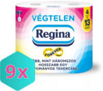 Regina Toalettpapír, végtelen 4 tekercs, 2 rétegű, 2000 lap KARTON - 9 db (K8004260015165)