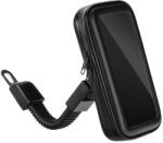 MHProtect Kerékpár / motor tartó mobiltelefonhoz vízálló cipzárral 6, 4" - 8