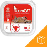 Euro Pet Euro Cat Alutálcás Macskaeledel (Marha) - 16x100 g