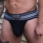 Breedwell CUMDUMP - Fekete érzéki jockstrap férfiaknak