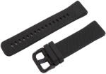  Műanyag okosóra szíj, gyorskioldós, fekete színű, normál hossz, 22mm (9318-9)