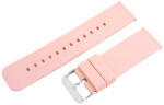  Műanyag okosóra szíj, gyorskioldós, púder színű, normál hossz, 24 mm (9333-7)