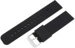  Műanyag okosóra szíj, gyorskioldós, fekete színű, normál hossz, 20mm (9328-0)