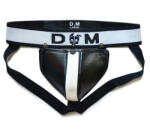 BDSMaster Jockstrap Neo - fekete-fehér prémium férfi alsó