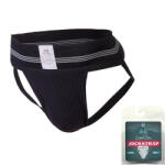 MM Edition Jockstrap Jockstrap Original - prémium fekete öv háromszoros bandával - szexvital