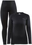 Craft Női tréningruha Craft CORE WARM BASELAYER SET W fekete 1909708-999000 - L