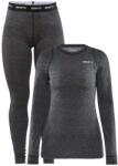 Craft Női tréningruha Craft CORE WOOL MERINO SET W fekete 1909710-998000 - L