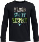 Under Armour Project Rock Gyerek szabadidő hosszú ujjú pólók Under Armour PJT RCK B GRAPHIC LS fekete 1382626-001 - YS